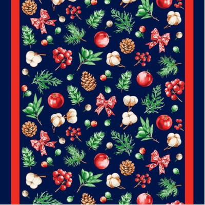 Вафельное полотно Зимнее чудо