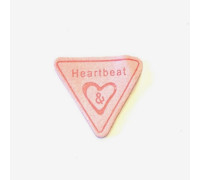 Нашивка Heatbeat 4,0 см. Розовый
