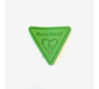 Нашивка Heatbeat 4,0 см. Зеленый