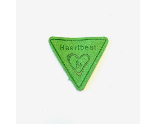 Нашивка Heatbeat 4,0 см. Зеленый