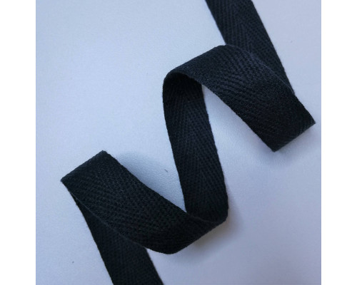 Киперная лента Черный 1,5 см.