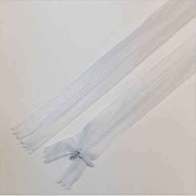 Молния MaxZipper потайная № 3 Белая 120 см.