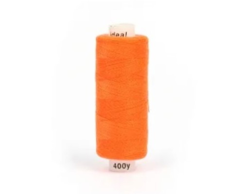 Нитки бытовые Ideal 40/2 366м 100% п/э, цв. 579 Оранжевый