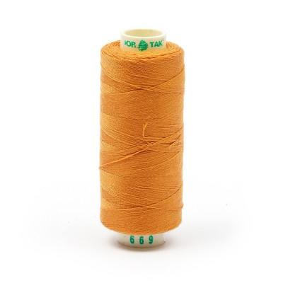 Нитки бытовые Dor Tak 40/2 366м 100% п/э, цв. 669 КЭМЕЛ