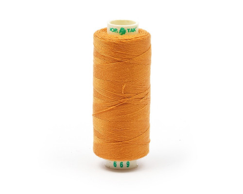 Нитки бытовые Dor Tak 40/2 366м 100% п/э, цв. 669 КЭМЕЛ