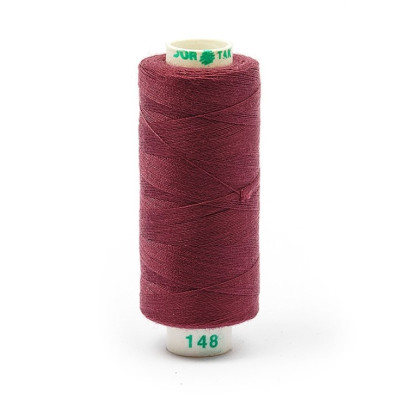 Нитки бытовые Dor Tak 40/2 366м 100% п/э, цв. 148 БОРДОВЫЙ