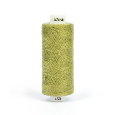 Нитки бытовые Ideal 40/2 366м 100% п/э, цв. 460 ЗЕЛЕНЫЙ