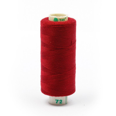Нитки бытовые Dor Tak 40/2 366м 100% п/э, цв. 172 КРАСНЫЙ
