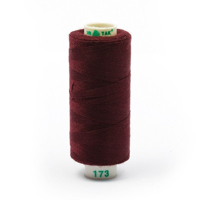 Нитки бытовые Dor Tak 40/2 366м 100% п/э, цв. 173 МАРСАЛА (БОРДОВЫЙ)