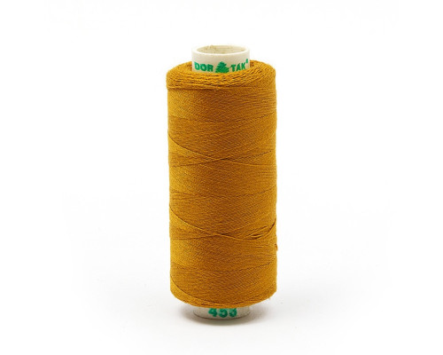 Нитки бытовые Dor Tak 40/2 366м 100% п/э, цв.453  РЫЖИЙ