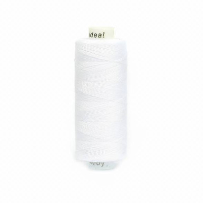 Нитки бытовые Ideal 40/2 366м 100% п/э, цв. БЕЛЫЙ