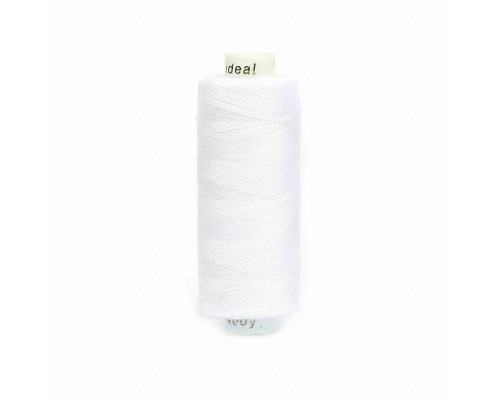 Нитки бытовые Ideal 40/2 366м 100% п/э, цв. БЕЛЫЙ