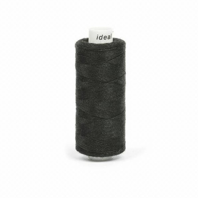 Нитки бытовые Ideal 40/2 366м 100% п/э, цв. ЧЕРНЫЙ