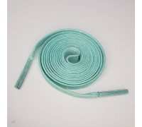 Шнурок плоский Тиффани горошек 120 см.