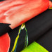 Ткань Барби принт Тюльпан на черном
