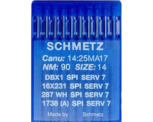 Иглы Schmetz для промышленных швейных машин № 90